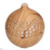 180ml Wood Grain Air Humidifier USB Charging Colorful Lights Air
