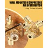 TIDEVAN Compressed Air Distributor Wall Box, Brass Compressed Air Distributor