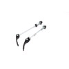 Multi colour bicycle quick release skewer set, front and rear,