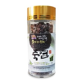 Premium 9X Roasted Lohas Bamboo Salt 40g – Travel Size Traditional Korean Bamboo Salt with Rich Flavor & High Mineral Content (Standard 40g, Flakes)