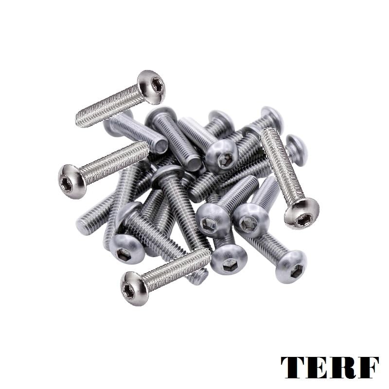 TERF® M6 X 50mm Hex Socket Cap Button Head Machine
