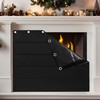 Fireplace Draft Cover - Draft Stopper Blanket with Hook &