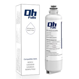 OHFULLS Filters BORPLFTR50 Replacement for Bosch Ultra Clarity Pro Water Filter, Compatible 12033030,11025825,12028325,BORPLFTR55,WFC100MF,WFS200MF, 1-Pack