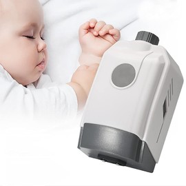 ANCLLO Large Volume Aquarium Oxygen Pump Air Oxygen Pump Bedroom Level Quiet Adjustable Double Hole Oxygen Pump for Aquarium