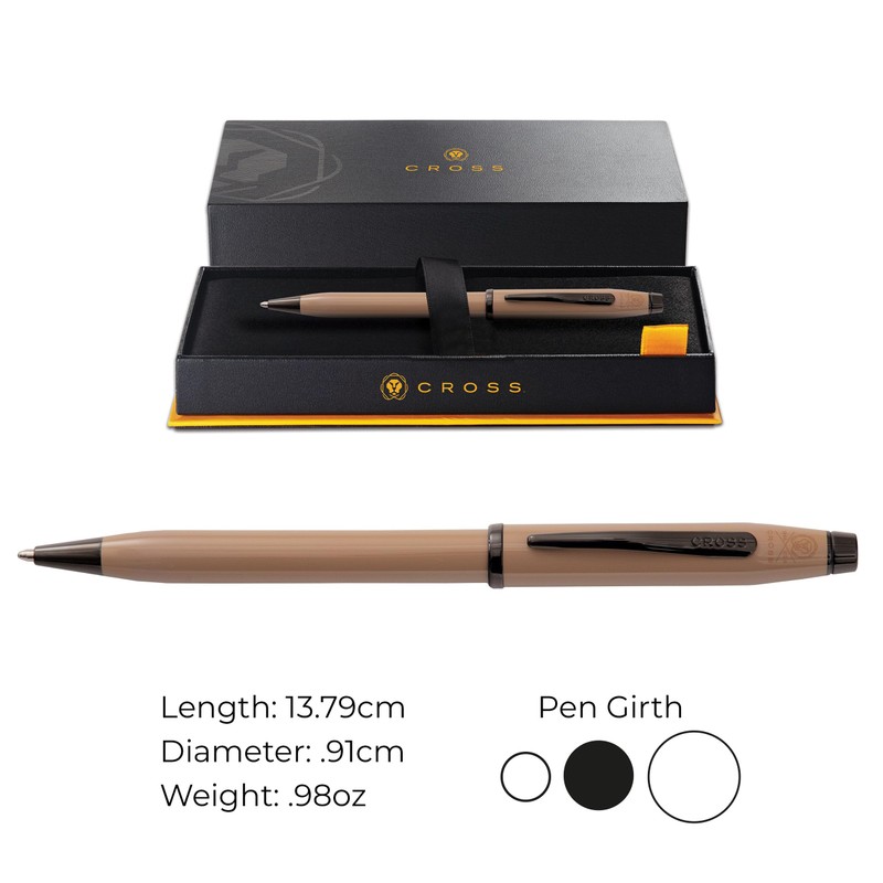 Cross Century II Ballpoint Pen with Black Ink - Earthy