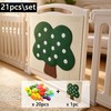 Baby Felt Board Play Food Toy Set for Pretend Kitchen