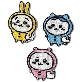 Patch "Chiikawa Petit Seal & Iron Patch Pajama Party GW-9013" Kokka