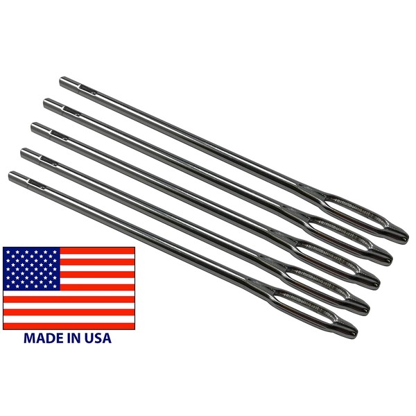 Sherco-Auto (5) 4" Replacement Split Eye Needles for T-Handle Tire