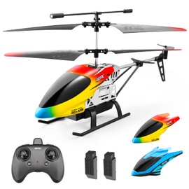 4DRC M5 Remote Controlled Helicopter for Beginners, Indoor RC Helicopter Toy with LED Lighting, 2.4GH, 3.5Ch RC Helicopter with Gyro Floating Function, Toy Gift for Boys Girls
