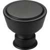 Ormonde Knob 1 3/8 Inch Flat Black