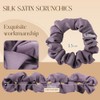 Coleteros para mujer, Coleteros de satén de seda, Coleteros elásticos