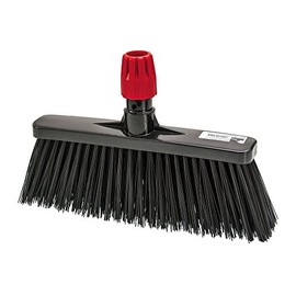 La Briantina Scopa Professionale Rigida da Esterno, Attacco del Manico Diametro da 21 a 24 mm, Larghezza 28.5 cm