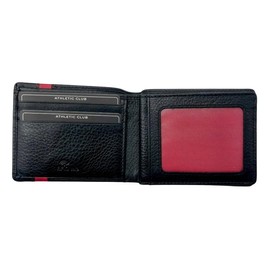 Athletic Club Bilbao Wallet Black De Mano Classic, black, Classic
