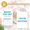 WENFLY Hey Bruh You In Birthday Party Invitations, Minimalist Blue-Style