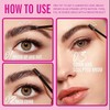 Waterproof Colored Eyebrow Gel Set, Fast Eyebrow Shaping Eye Brow