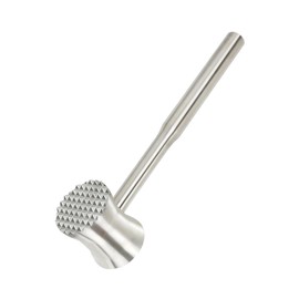 Brigii Meat Tenderizer Tool, 304 Stainless Steel Meat Mallet, 0.8lb Heavy Duty, 2 in 1 Meat Pounder for Beef, Steak, Chicken, Lamb, Dishwasher Safe