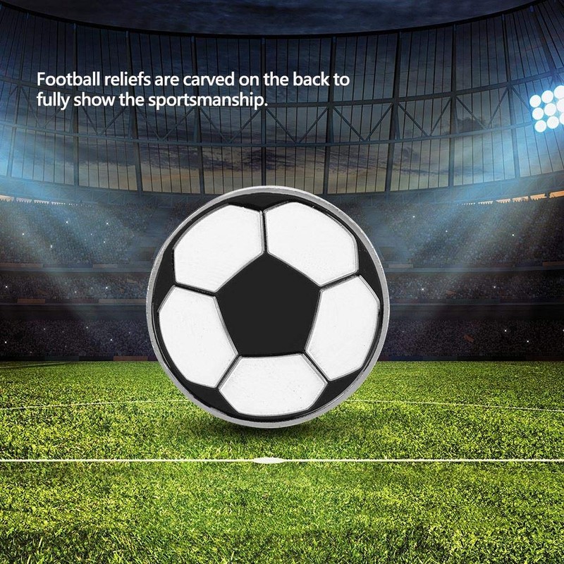 Soccer Toss Coin, Alloy Football Soccer Referee Flip Coin Judge