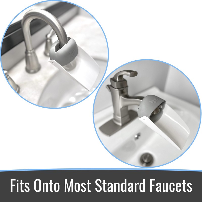 HealthSmart Easy Reach Bathroom Sink Faucet Extender for Toddlers 2-Pack,