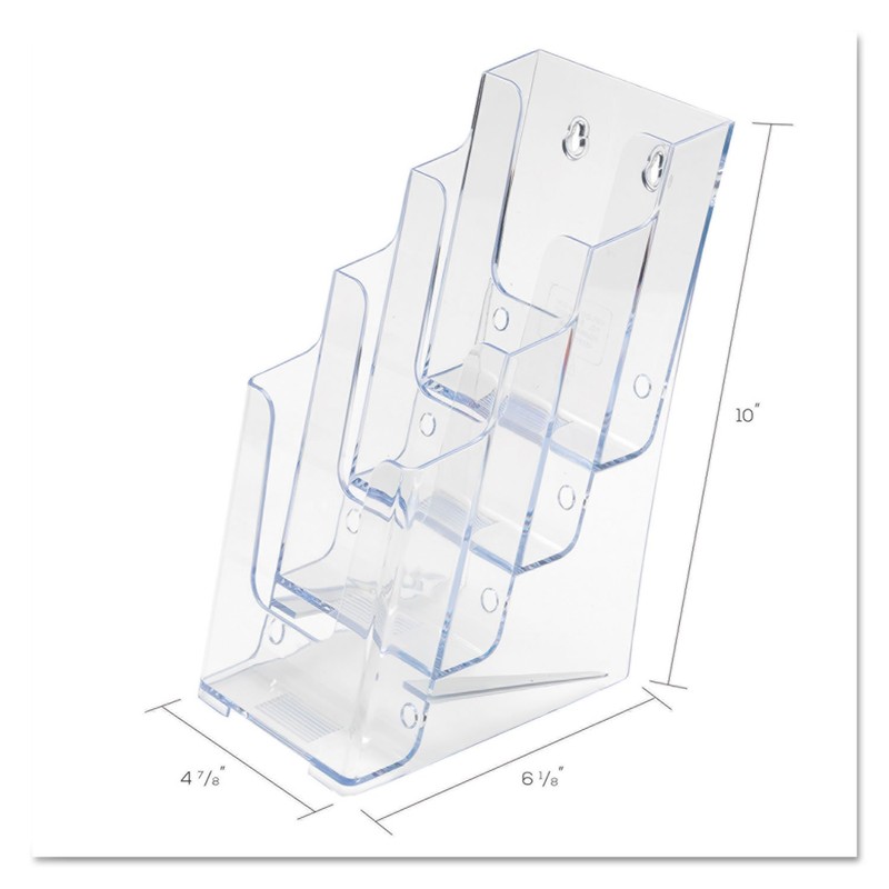 Deflecto Countertop 4 Tier 4 Pocket 1/3 A4 (DL Size)