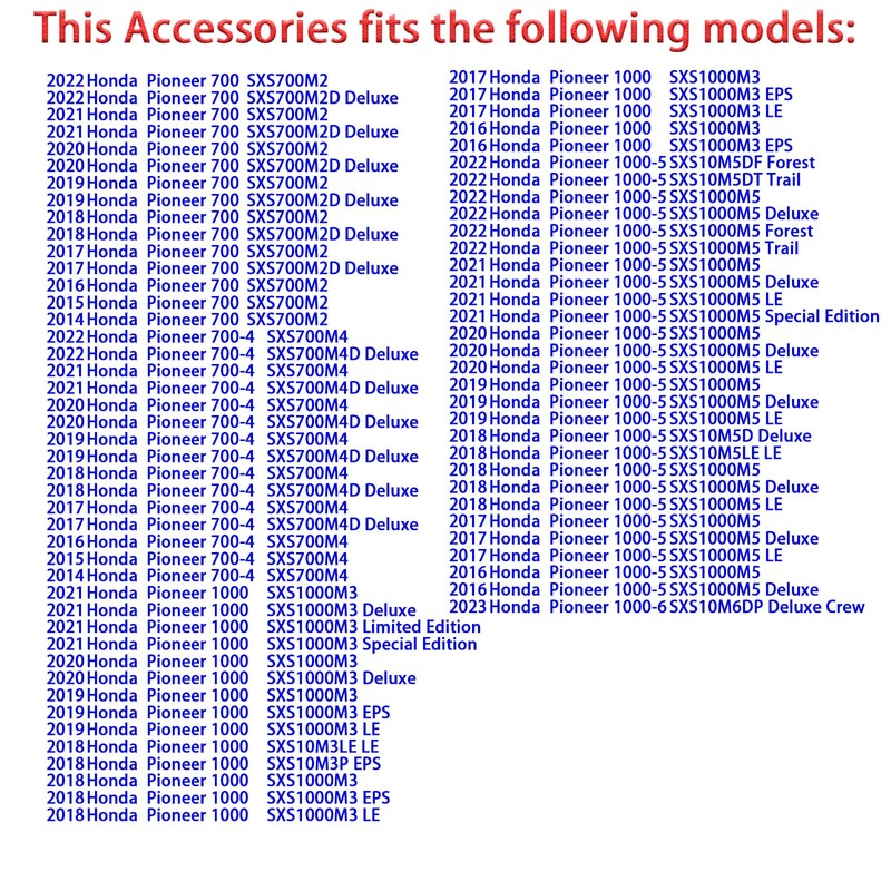 Tailgate Cable For Honda Pioneer 700 700-4 1000 1000-5 SXS700