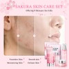Set Cuidado Facial Piezas Kit Hidratante Aroma Flor Cerezo Mujer