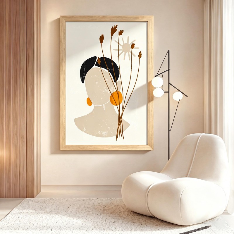 Solid Wood 24x36 Poster Frame, Gallery Wall Frame Set of
