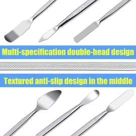 Oruiiju 6 Piece Metal Spudger Pry Tool Kit for Electronics Repair with Laptop, Cell Phone, Tablet, Computer, Electronics Repair