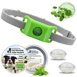 Collare Antiparassitario Cani Naturale - Ciondolo Repellente Pulci