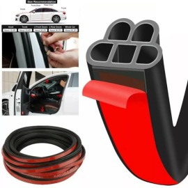 Unbranded 32.8FT Car Door Seal Strip Universal Self Adhesive Soundproof Weather Stripping