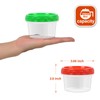 EONJOE 8 oz Small Freezer Containers with Lids Stackable Plastic
