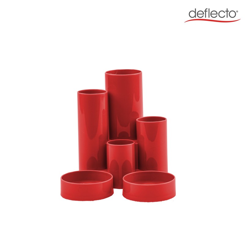 Deflecto Value Tidy Tube - Red