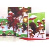 Mushroom Squirrel - Reversible Holiday Wrapping Paper - Eco Gift
