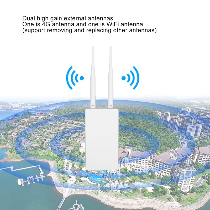 Outdoor 4G LTE CPE WiFi Router 150Mbps Waterproof Mobile WiFi