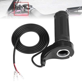 3 Wire Electric Throttle Universal Motorcycle Accelerator Electric Scooter Twist Speed Throttle Grip with 3 Wires 22.5mm/0.88in Electric Scooter Parts Hand Throttle