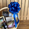 Blue Decorative Pull Bows - 8" Wide, Set of 6,