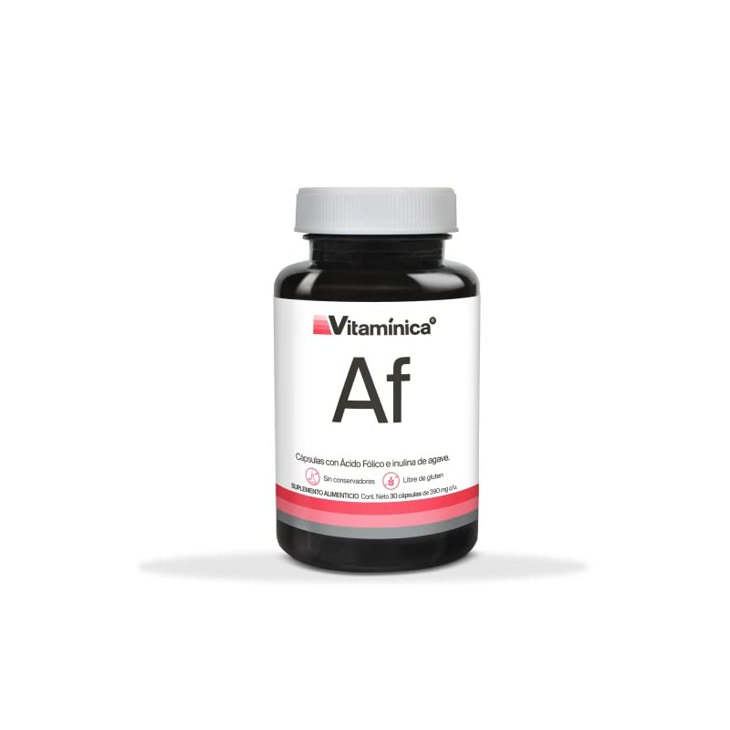 Vitaminica Ácido Fólico Cápsulas 390 Vitamina Por Cápsula Días