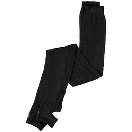 Suria Yoga Socks, Nataraja, Leg Warmers, No Heels, No Toes, No Shifting, One Size Fits Most, Black