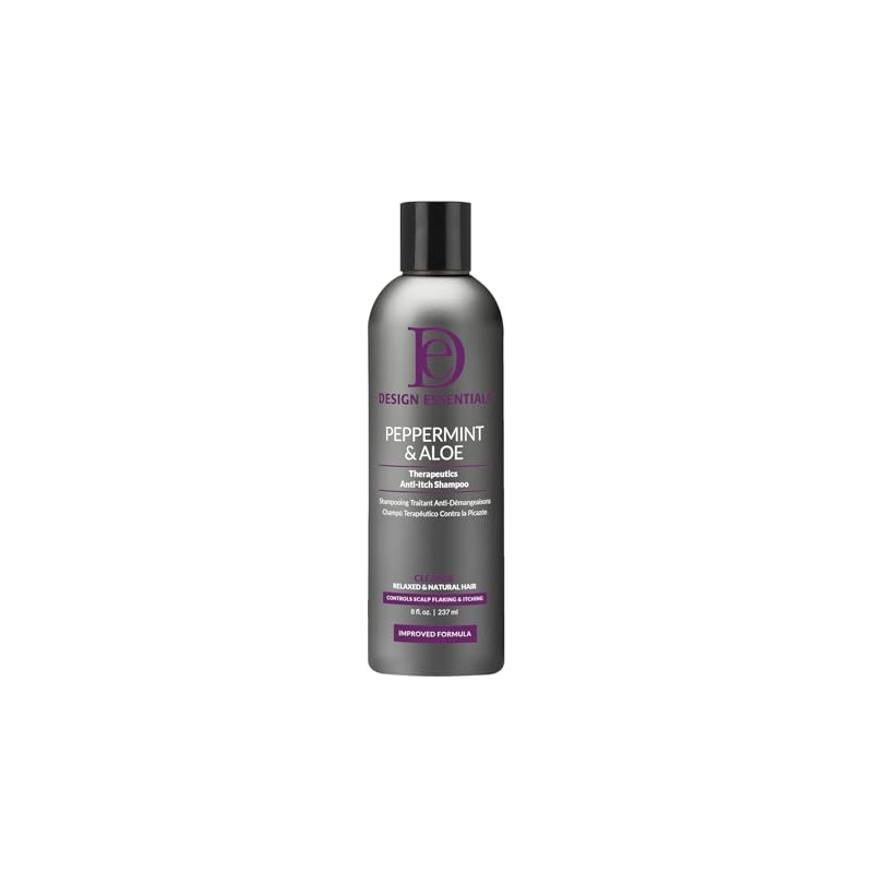 Design Essentials Peppermint & Aloe Therapeutics Anti-Itch Shampoo 240ml