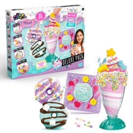 So Slime Sensations Sugary Crush Deluxe Pack - Make fun slime treats out of different compounds - milkshake, waffles, Donuts 6+