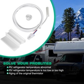 Thermistor Kit - RV Refrigerator Sensor Replacement for Dometic RM2551 RM2551 RM2554 RM2607 RM2611 & Other Dometic RM,S,NDR & DM Series Models Replaces 3851210025 3851059042 2931863035