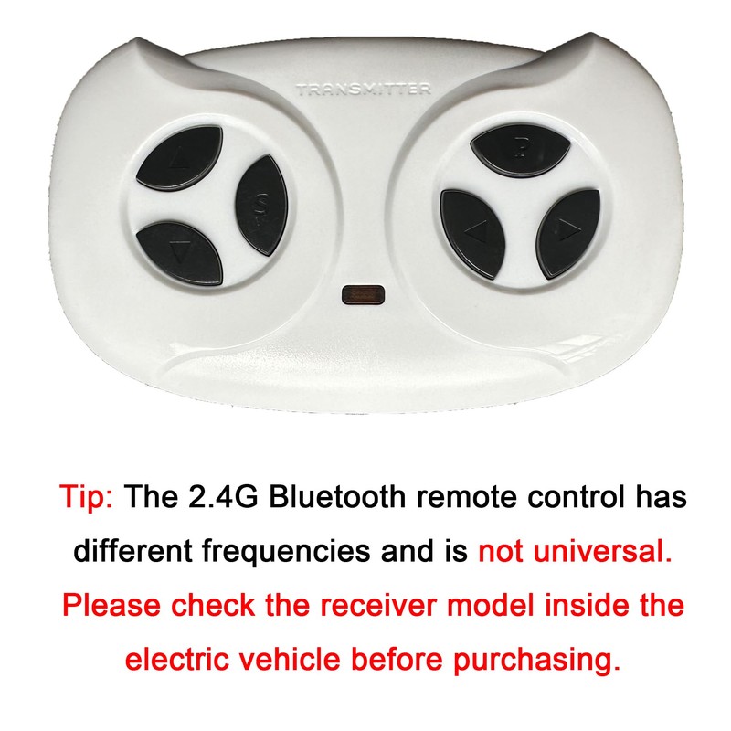 JR1602 FCC 2.4G Bluetooth Remote Control Remote for 12V Ride