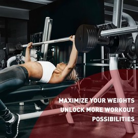 Home Gym Clips - Load Dumbbells on Barbells, Convert to Landmine Attachment, T-Bar Row & Dip Belt Hook | Multi-Functional Weightlifting Clamps for Barbell, Functional Training & Home Gym Equipment