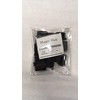 Rectangle Black Plastic Plug End Cap - 1" x 1/2”