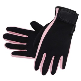 Wetsuit Gloves 3mm Neoprene Gloves Thermal Scuba Diving Gloves Non-slip Winter Swimming Gloves Adjustable Snorkel Aquatic Gloves for Adults Diving Snorkeling Surfing Water Sports