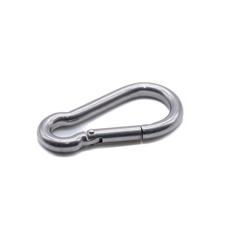 Stainless steel carabiner snap spring hook A4 316 marine grade
