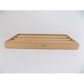Miller Shingle Clear Cedar Foundation Vent with Louvers - 16 inch x 7 inch