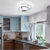 CANEOE Small Modern Ceiling Light,6000K Cool White Round Led Hallway
