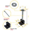 Truck Tool Box Mounting Kit Aluminum Alloy J Hooks Pickup