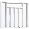 Bellsal White Silverware Organizer Kitchen Drawer Organizer Expandable Bamboo Utensil