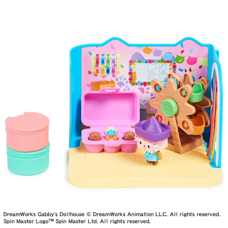 Gabby's Dollhouse Baby Box Craft Friend Room Set